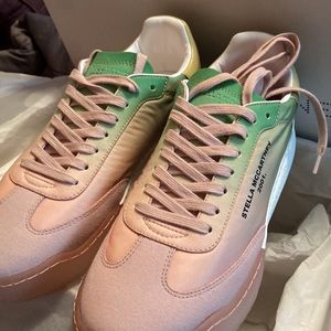 Stella McCartney Loop Sneakers Peach 40 BNWT